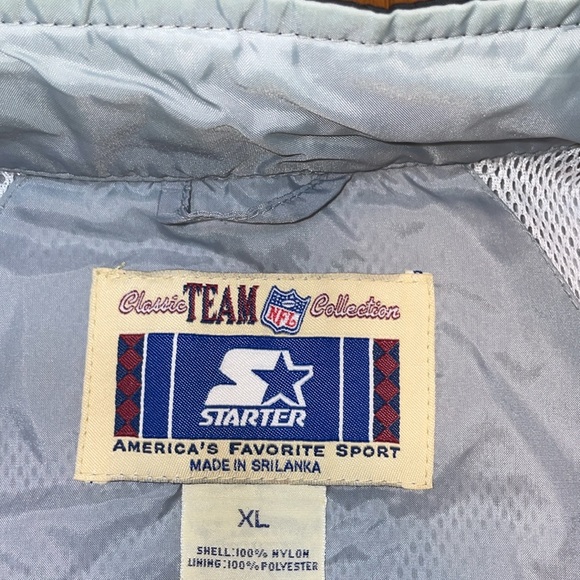 VINTAGE 90’s STARTER NFL Oakland Raiders Jacket Size XL Great Condition - Picture 5 of 6